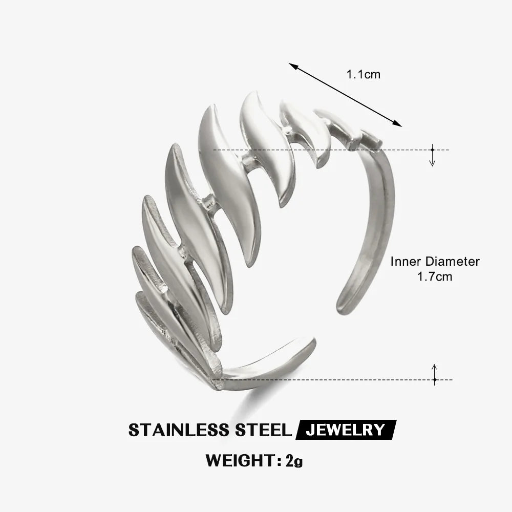 18K Stainless Steel Rings for Women Vintage Gold Color Never Fade Luxury Classic Rings Wedding Couple Rings Party Jewelry Gifts